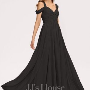 Black formal dress nwt from JJ’s house, empire waist.
